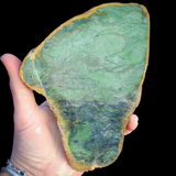 882g Raw Nephrite Jade Carving Slice (R14B683)