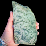745g Raw Nephrite Jade Carving Slice (R14B688)