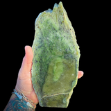 862g Raw Nephrite Jade Carving Slice (R14B662)