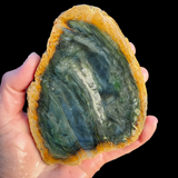 523g Raw Nephrite Jade Carving Slice (R14B686)
