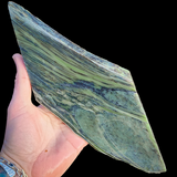 836g Raw Nephrite Jade Carving Slice (R14B691)