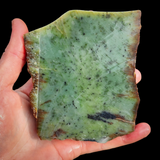 545g Raw Nephrite Jade Carving Slice (R14B674)