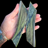 467g Raw Nephrite Jade Carving Slices (R14B684)