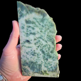 638g Raw Nephrite Jade Carving Slice (R14B692)