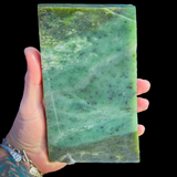 810g Raw Nephrite Jade Carving Slice (R14B664)