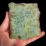 519g Raw Nephrite Jade Carving Slice (R14B672)