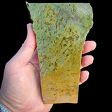 598g Raw Nephrite Jade Carving Slice (R14B678)