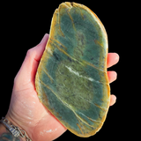 807g Raw Nephrite Jade Carving Slice (R14B666)