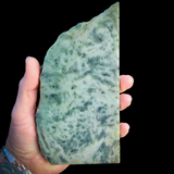 734g Raw Nephrite Jade Carving Slice (R14B676)