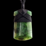 Natural Jade Toki Pendant Necklace (N2252)