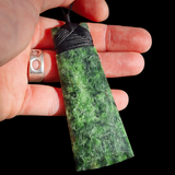 NZ Greenstone Pounamu Toki Pendant Necklace (N1039)