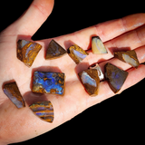 10pcs Raw Australian Boulder Opal Rub Parcel (S14B42)
