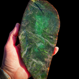 775g Raw Nephrite Jade Carving Slice (R14B729)
