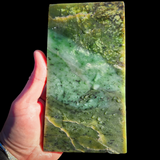 668g Raw Nephrite Jade Carving Slice (R14B731)