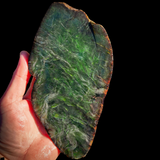 657g Raw Nephrite Jade Carving Slice (R14B737)
