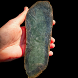695g Raw Nephrite Jade Carving Slice (R14B727)