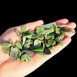 114g Raw NZ Greenstone / Pounamu Tumble Stones (R14B708)