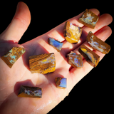 10pcs Raw Australian Boulder Opal (N822)