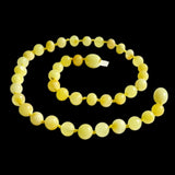 50x Natural Genuine Baltic Amber Beads - Polished Butter