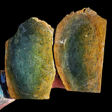 878g Raw Nephrite Jade Carving Slice (R14B751)