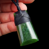 Natural Jade Toki Pendant Necklace (N1176)