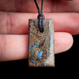 Australian Boulder Opal Pendant Necklace (N1165)