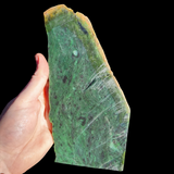 984g Raw Nephrite Jade Carving Slice (R14B763)