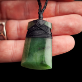 Natural Jade Toki Pendant Necklace (N2121)