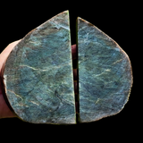 983g Raw Nephrite Jade Carving Slices Jade Slabs (R14B808)