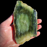 509g Raw Nephrite Jade Carving Slice (R14B739)