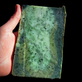 876g Raw Nephrite Jade Carving Slice (R14B773)