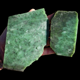 737g Raw Nephrite Jade Carving Slice (R14B742)