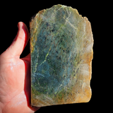 754g Raw Nephrite Jade Carving Slice (R14B770)