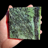 864g Raw Nephrite Jade Carving Slice (R14B761)