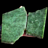 936g Raw Nephrite Jade Carving Slice (R14B750)
