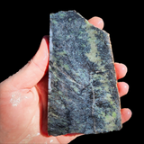 332g Raw Nephrite Jade Carving Slice (R14B762)