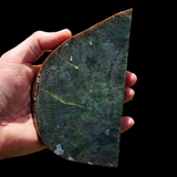 633g Raw Nephrite Jade Carving Slice Jade Slab (R14B813)