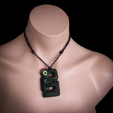 Natural Jade Manaia Pendant Necklace (N2147)
