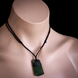 Natural Jade Toki Pendant Necklace (N2188)