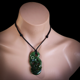 Natural Jade Manaia Pendant Necklace (N2155)