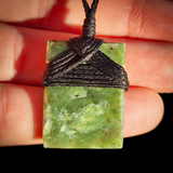 NZ Greenstone Pounamu Toki Pendant Necklace (N999)