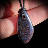 Australian Fairy Opal Freeform Pendant Necklace (1BBB322)