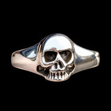 CLEARANCE (V) Solid 925 Sterling Silver 9mm Skull Ring