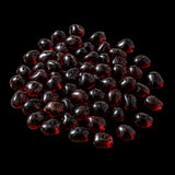 50x Natural Genuine Baltic Amber Beads - Polished Cherry