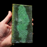 674g Raw Nephrite Jade Carving Slice Jade Slab (R14B812)
