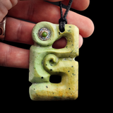 Natural Jade Manaia Pendant Necklace (N2128)