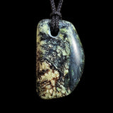 Natural Jade Freeform Pendant Necklace (N1182)