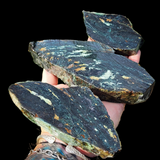 1.1kg Raw New Zealand Greenstone / Pounamu Carving Slices (R14B541)