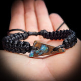 Australian Opal One Off Macrame Bracelet (1A3-810)