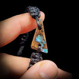 Australian Opal One Off Macrame Bracelet (1A3-810)